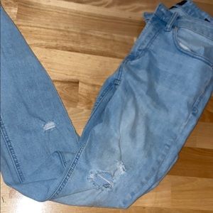 Pacsun Light White Skinny Jeans